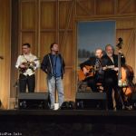Larry Stephenson sings with The James King Band at the 2014 Nothin' Fancy Festival (September 25, 2014) - photo by Bill Warren