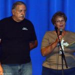 MCs Brenda and Calvin Lawson at the 2015 Nothin' Fancy Bluegrass Festival - photo © Bill Warren
