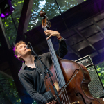 Chris Wood with The Wood Brothers at the 2014 Northwest String Summit - photo © Todd Powers