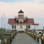 Shallowbag Bay Lighthouse, just near the Outer Banks Bluegrass Festival - photo by Woody Edwards