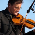 Jason barie with Doyle Lawson at the Outer Banks Bluegrass Festival - photo by Woody Edwards