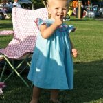 Enjoying the Outer Banks Bluegrass Festival - photo by Woody Edwards