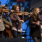Quebe Sisters Band at the 2012 Oklahoma International Bluegrass Festival - photo by Tom Dunning