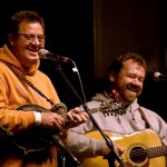 Vince Gill and Dan Tyminiski at the 2012 Oklahoma International Bluegrass Festival - photo by Tom Dunning
