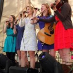 Della Mae at Old Settler's 2013 - photo © Ron Baker
