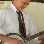 Sammy Shelor with Lonesome River Band at Pickin' In The Panhandle (9/9/12) - photo by Woody Edwards