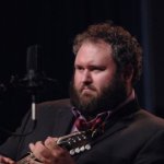 Darren Nicholson with Balsam Range at the Papertown CD release concert (8/10/12) - photo © Roy Swann