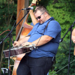 Brad Hudson with Sideline at the 2016 Pickin' By The Lake Festival - photo by Laura Tate Photography