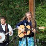 Parker and Morgan Moore with Salt & Light at the 2016 Pickin' By The Lake Festival - photo by Laura Tate Photography