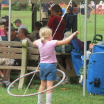Hooping at Pickin' In The Panhandle (9/8/12) - photo by Woody Edwards
