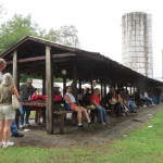 Pickin' Porch at Pickin' In The Panhandle (9/8/12) - photo by Woody Edwards