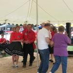 Square dance tent at Pickin' In The Panhandle (9/8/12) - photo by Woody Edwards