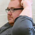 Josh Miller backstage at Pickin' In The Panhandle (9/8/12) - photo by Woody Edwards