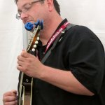 Ron Webb with Circa Blue at Pickin' In The Panhandle (9/8/12) - photo by Woody Edwards