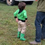 Rain gear at Pickin' In The Panhandle (9/8/12) - photo by Woody Edwards