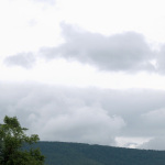 Storms gathering at Pickin' In The Panhandle (9/8/12) - photo by Woody Edwards