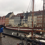 Boats in the canal in Copenhagen seen during the Po' Ramblin' Boys 2016 Back to the Mountains Euro Tour