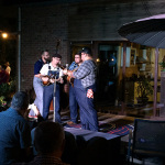 Back yard house concert with Po' Ramblin' Boys at the home of Jan Michielsen in Hoogstaaten