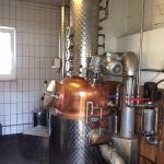 Marvin Wandel's schnapps distillery in Kusterdingen, Germany