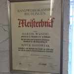 Marvin Wandel's schnapps distillery in Kusterdingen, Germany