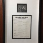 Carolina Bill's pedigree, on display at the Pointer Brand company store