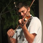 Josh Goforth with Carolina Road at Preddyfest 2013 - photo by Laura Tate photography