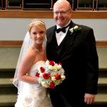 Rachel Johnson Boyd with her father, Ray Johnson - photo by Ted Lehmann