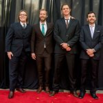 Steep Canyon Rangers on the 2014 IBMA Red Carpet - photo by Todd Powers