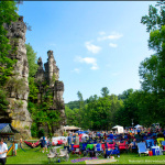Natural Chimneys at Red Wing Roots 2015 - photo © G. Milo Farineau