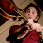 Mark Shimmick with Larry Keel Experience at Red Wing Roots 2014 - photo © G. Milo Farineau