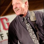 Will Lee with Larry Keel at Red Wing Roots 2014 - photo © G. Milo Farineau