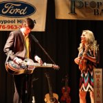Brent Burke and Rhonda Vincent in Hurley, VA (3/15/14) - photo by John Goad