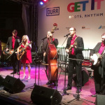 Rhonda Vincent & The Rage performing in Switzerland during their 2015 European Tour