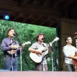 Keller Williams was joined by the Travelin’ McCourys on the Main Stage at RockyGrass 2013 Sunday evening. Photo by Shannon Turner.
