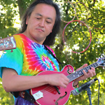 Shinji Takeuchi with Some Rye Grass at ROMP 2012 - photo by Woody Edwards