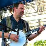 Richard Bailey with The Steeldrivers at ROMP 2013 - photo by Terry Herd