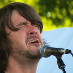 Gary Nichols with The Steeldrivers at ROMP 2013 - photo by Terry Herd