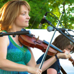 Tammy Rogers with The Steeldrivers at ROMP 2013 - photo by Terry Herd