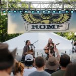 Sarah Jarosz trio at ROMP 2014 - photo by Jenny Sevcick