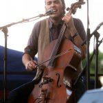 Nat Smith with Sarah Jarosz at ROMP 2014 - photo by Jenny Sevcick