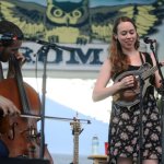 Nat Smith and Sarah Jarosz at ROMP 2014 - photo by Jenny Sevcick