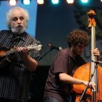 David and Sam Grisman with the David Grisman Folk Jazz Trio at ROMP 2014 - photo by Jenny Sevcick