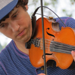 Christian Sedelmyer with The Danberrys at ROMP 2014 - photo by Terry Herd
