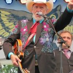 Doyle Lawson and Eli Johnston at ROMP 2014 - photo by Terry Herd