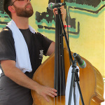 P.J. George with Bearfoot at ROMP 2012 - photo by Woody Edwards