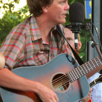 Chris Shouse with 23 String Band at ROMP 2012 - photo by Woody Edwards