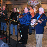 J.D. Crowe & The New South at the Rural Rhythm, Bill Monroe 100th Year Celebration release party - photo by Valerie Gabehart