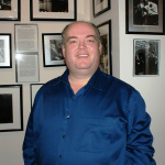 Rickey Wasson at the Rural Rhythm, Bill Monroe 100th Year Celebration release party - photo by Valerie Gabehart