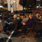 Frank Solivan & Dirty Kitchen enjoying the show at Bristol Rhythm & Roots Reunion (9/21/13) - photo by Tim Carter