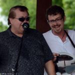 Danny and Chris Davis with Wildfire at Rudy Fest 2015 - photo © Bill Warren